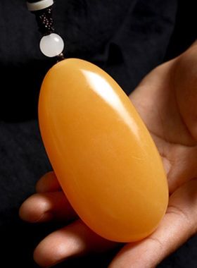 和田玉黄玉原石把件男士文玩礼物