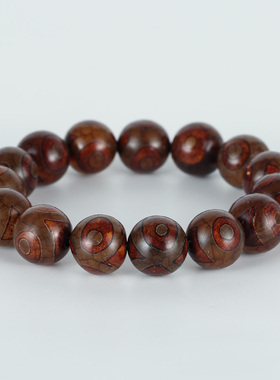 藏式三眼老天珠手串情侣饰品礼物