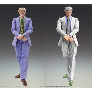 JOJO的奇妙冒险 吉良吉影 蓝色白色 超像可动 模型 摆件 盒装手办