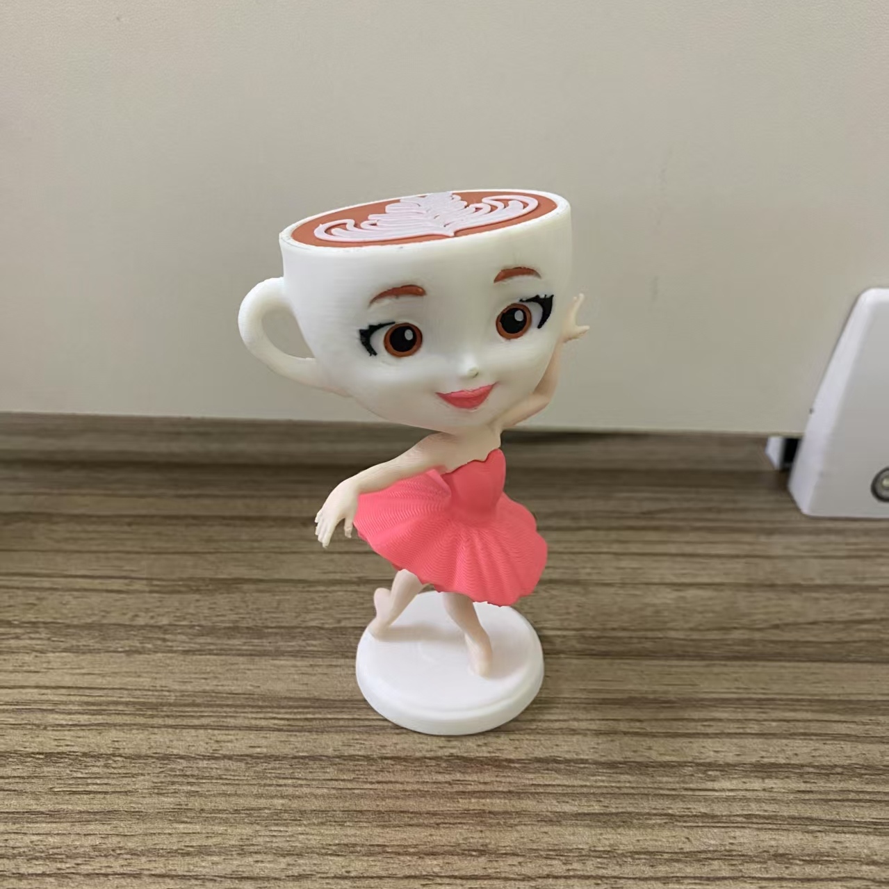 3D打印外国山海经咖啡卡布