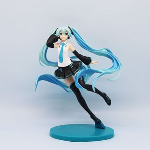 飞姿初音手办 二次元美少女MIKU初音虚拟歌姬 雪初音动漫手办摆件