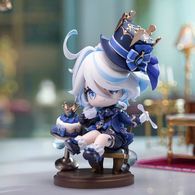 刻晴芙宁娜桃胡雷电将军原什动漫盲盒摆件可莉模型Q版玩具周边