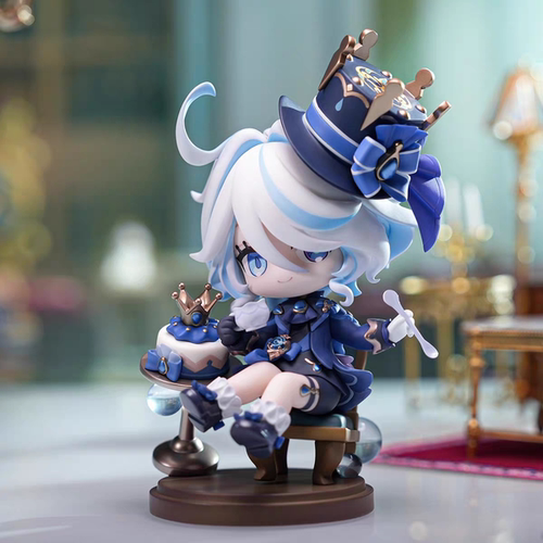 刻晴芙宁娜桃胡雷电将军原什动漫盲盒摆件可莉模型Q版玩具周边