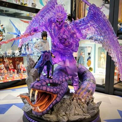 火影忍者潮流手办GK须佐能乎佐助宇智波鼬九尾鸣人摆件男孩礼物装