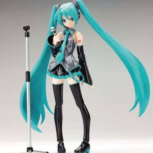 初音未来手办关节可动现货figma014初音换脸盒装公仔摆件