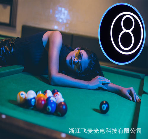 背板霓虹灯8号造型灯 娱乐场所 酒吧 跨境电商亚马逊