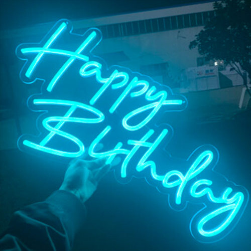 亚马逊led装饰霓虹灯发光字生日快乐卧室内氛围灯酒吧字母造型灯