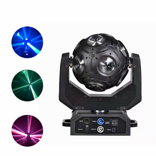 LEDLED足球灯极旋转魔球摇头灯酒吧迪吧DJ舞台灯4in1cree12颗10W