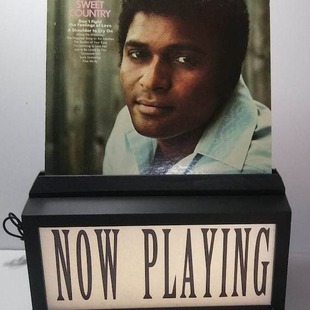 NOW PLAYING怀旧创意灯箱家居装饰 正在播放照明夜灯led灯气氛灯