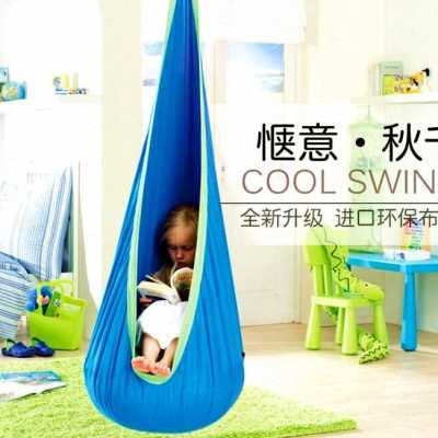 现货速发儿童布袋秋千室内外小孩子家用悬挂台吊椅幼儿乐园豆J袋