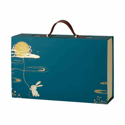 中秋节月饼蛋黄酥P带茶叶饼罐红a酒外包装空礼盒子高档手提6粒8装