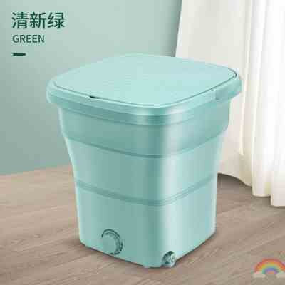 现货折叠洗衣机迷你便携式可脱u超声波迷你清洗机