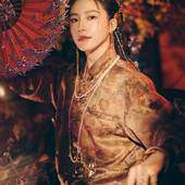 中国风桑蚕丝真丝印花唐装 碧海潮生高端限定 山门39蓬莱仙 外套