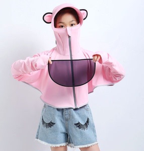 儿童防晒衣女新款户外薄透气外出服2024夏天防紫外线冰丝男童宝宝