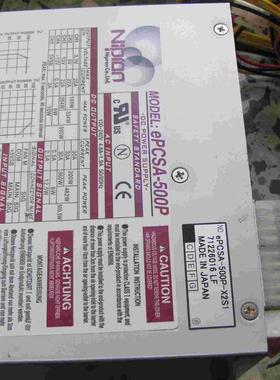 新拆原装Nipron ePCSA-500P ePCSA-500P-X2S 500W设备机 医疗电源