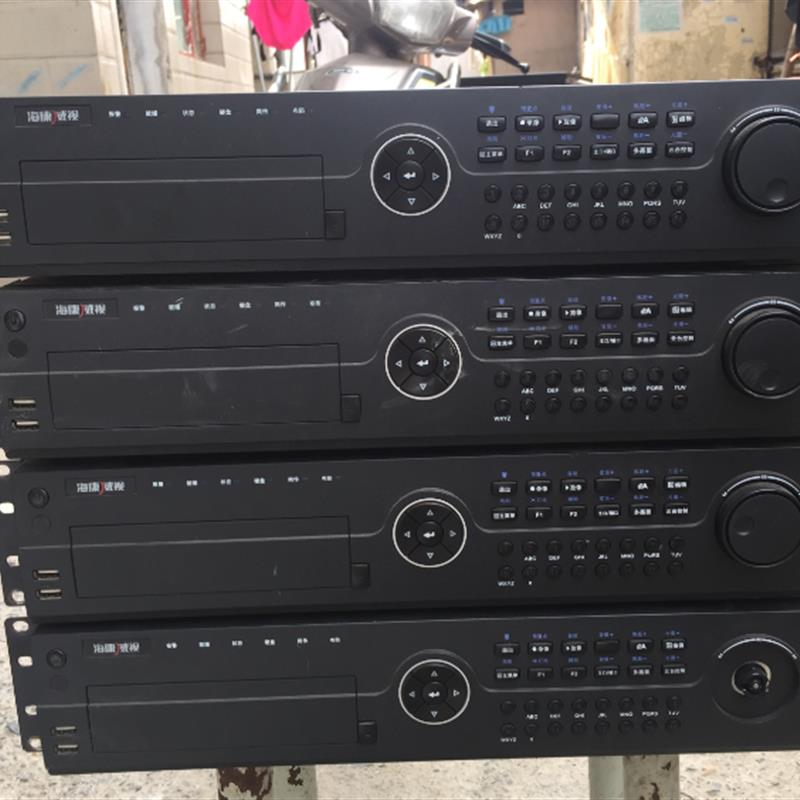 二手海康威视16路8盘位模拟录像机 DS-8816H-E8 SH通用8116hs