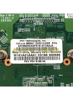 Geforce 9600GT 512M DDR3 PCIE  显卡