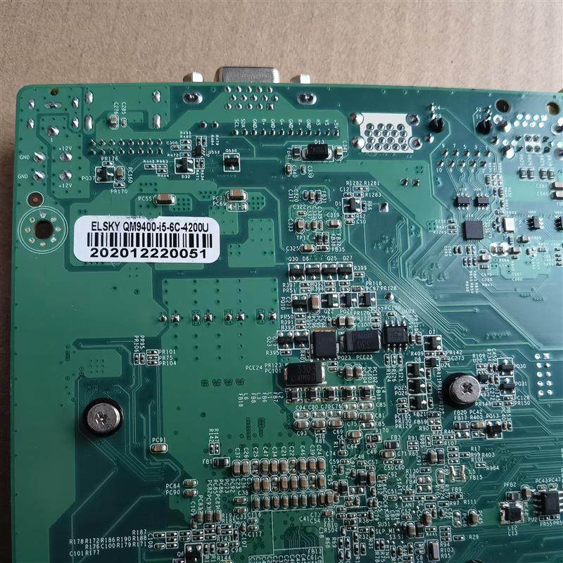 ELSKY QM9400-i5-6C  I5 400U 17*17工控机主板6COM LVDS