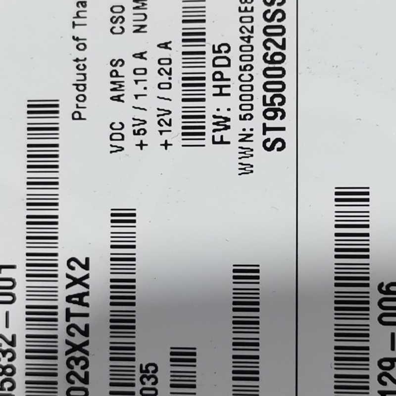 HP 652745-B21服务器硬盘 500G SAS 7.2K 653953-001 DL380G9