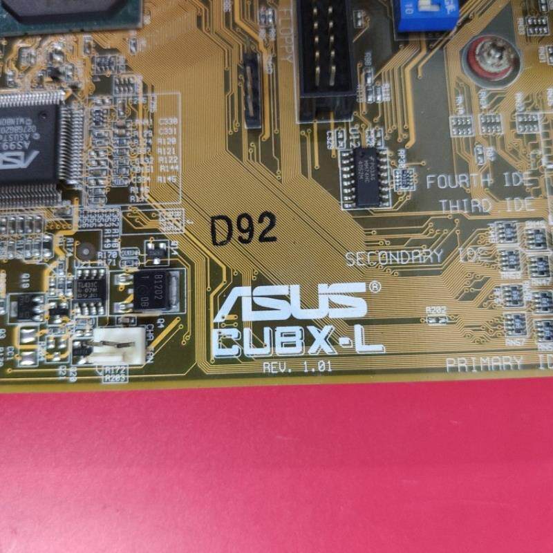 华硕 ASUS CUBX-L 主板 2个ISA 5个PCI 送CPU 内存 风扇