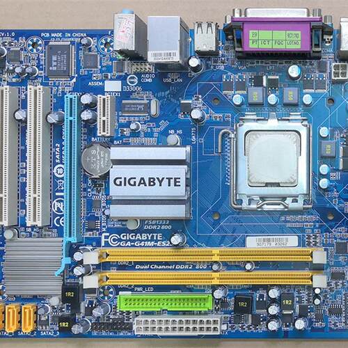Gigabyte/技嘉G41 DDR2全接口带软驱口工控板GA-G41M-ES2L送CPU