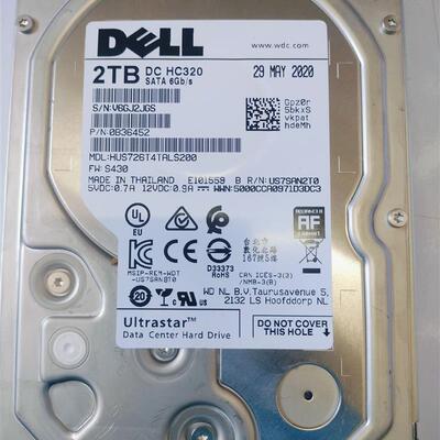 2T SAS  DC HC320 HUS726T4TALS200 成色新 健康度100没有坏道