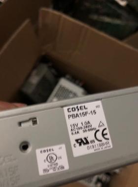日本JAPAN 设备 拆件 COSEL PBA15F-15 开关电源 15V