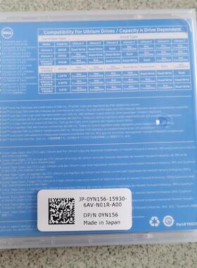 全新戴尔磁带机DELL ULTRIUM4 LTO-4磁带800GB-1600GB YN156