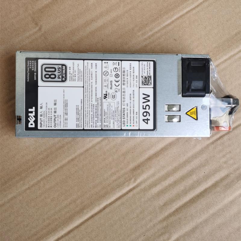 Dell N24MJ PowerEdge R620 R720服务器电源495W电源D495E-S0