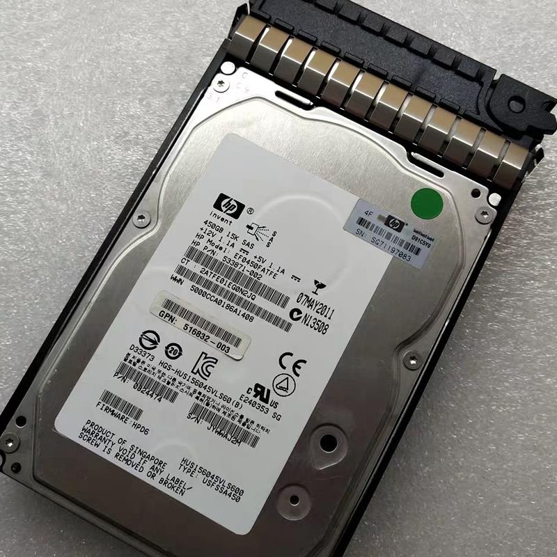HP DL180G6 ML150G6 450G SAS 3.5 15K 517352-001 服务器硬盘
