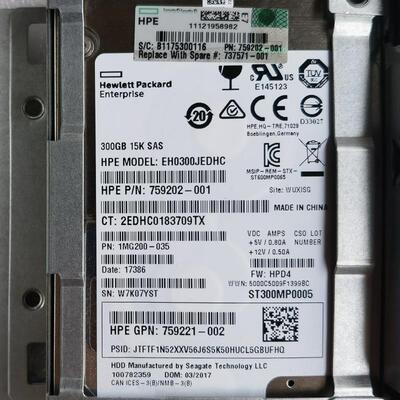 HP 759202-001 737571-001 759221-002  300G 15K 12Gb 2.5可测试