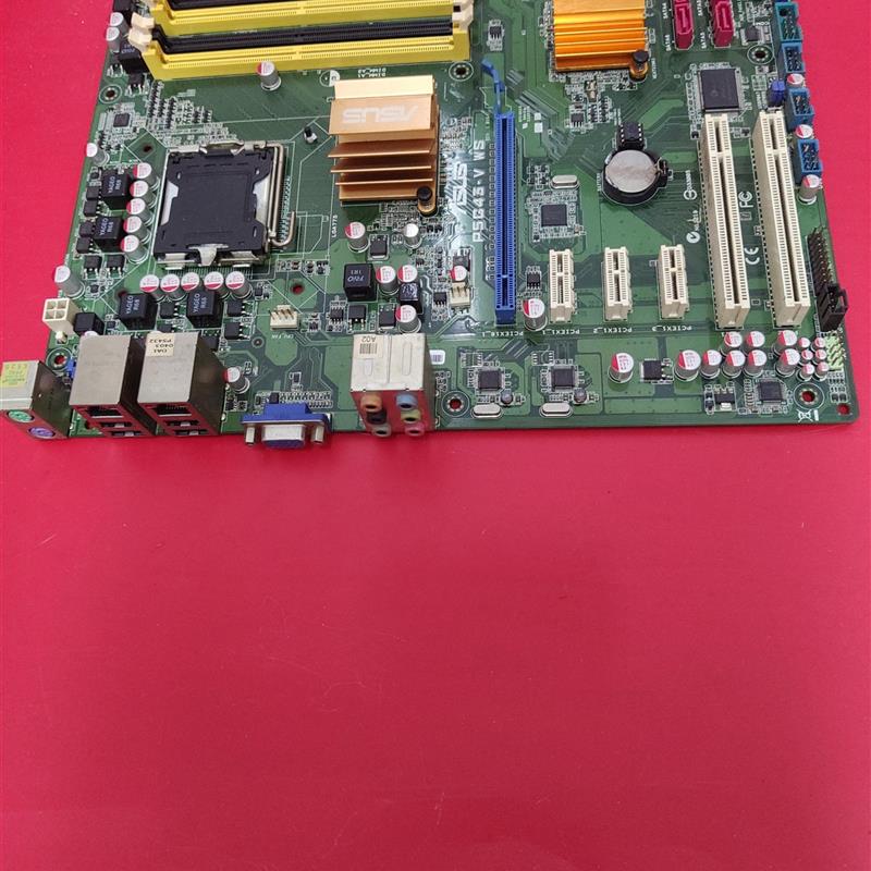 华硕P5G43-V WS 主板服务器板775针成色新