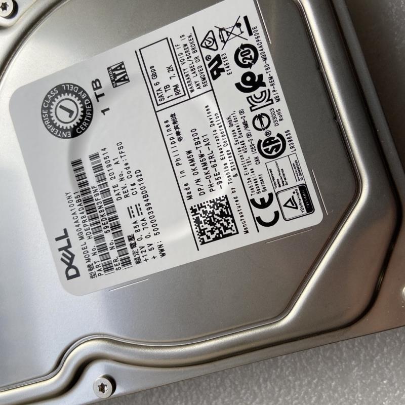 DELL/ 1T SATA 1TB 7.2K 3.5企业级硬盘 MG04ACA100NY 0K4M5W
