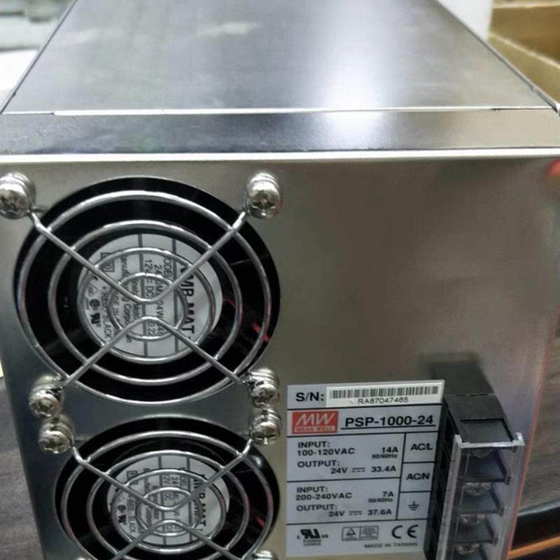 台湾24V37.6A工控设备电源PSP-1000-24 全新原装正品