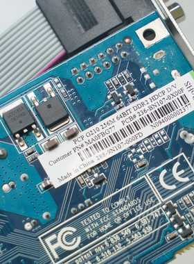 nVIDIA Geforce G210 G205 512M 双屏幕 小机箱 显卡