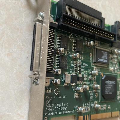 adapte AHA-2940U2/AHA-2940 双通道PCI-SCSI卡,外置50针