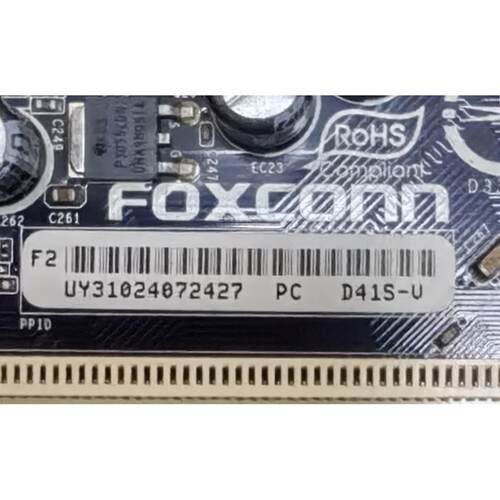 富士康D41S-V低功耗ITX 17*17主板 Intel凌动D410 带PCI槽工控板