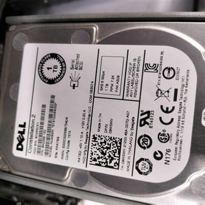 DELL 09W5WV 9W5WV ST91000640SS 9RZ268-150 1T 1TB SAS 2.5硬盘