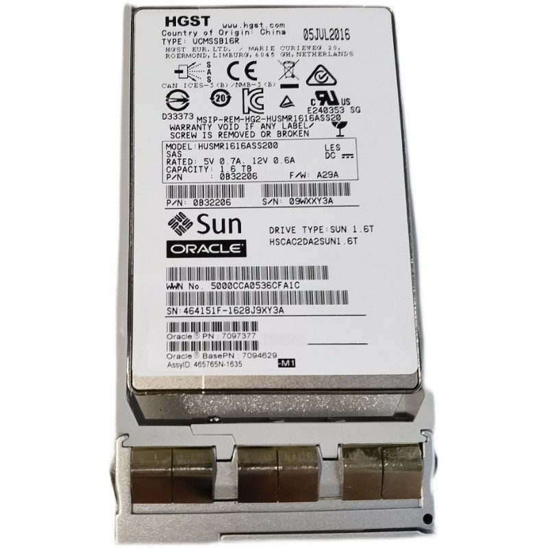 SUN X6-2L ZS3-ES 7094629 7097377 1.6TB SSD HUSMR1616ASS200