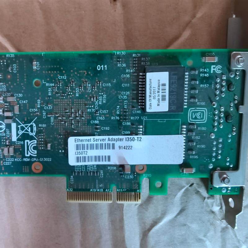 intel i350-t2 双口千兆网卡 I350-T2 NH1350AM4芯片 实物