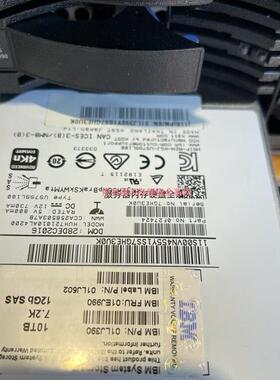 01EJ990 01LJ502 01LJ390 HUH721010AL4200硬盘 10T 12GB SAS