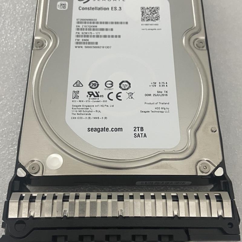 02311AYT 2T SATA 3.5 7.2K硬盘RH2488 RH2288H RH5885 V2 V3
