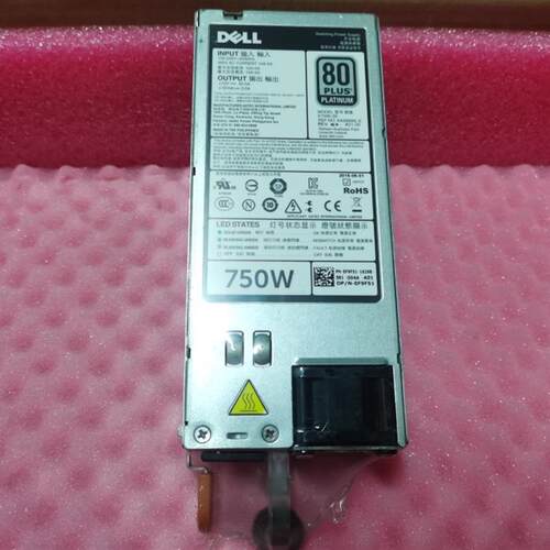 全新DELL R620 R720 R820 T420 T320电源 E750E-S0 F9F51 750W