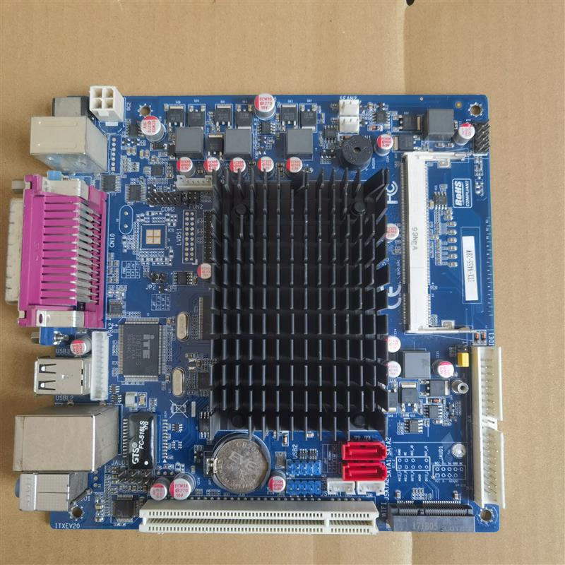 ITX-N455-3RW收银机主板 支持msata pci DDR2 DC12V供电
