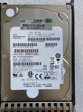 / J9F48A 787648-001 1.2T SAS 10K 12G 2.5寸 MSA2040硬盘