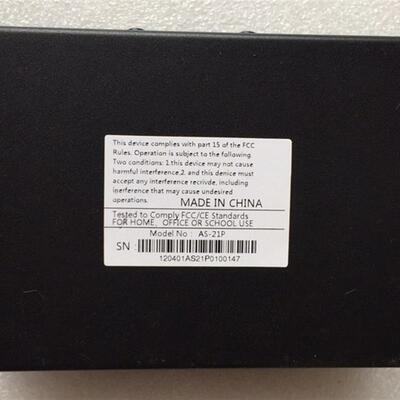 原装 LANBE|2口自动桌面式PS/2 KVM切换器|AS-21P实物图 现货