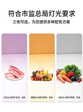 生鲜灯led水果店熟食餐厅灯中性光暖光猪肉卤味超市轨道射灯补光
