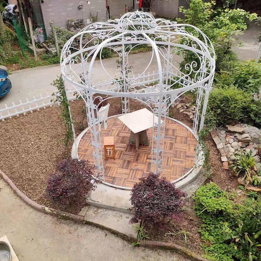 欧式铁艺鸟笼蒙古包餐厅鸟笼摆件大型装饰鸟笼咖啡厅火锅店大鸟笼