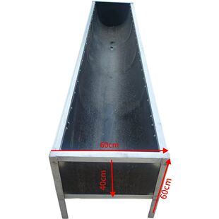大号牛槽加厚槽子食槽橡胶饮水输送带牛羊全新螺丝组装防冻