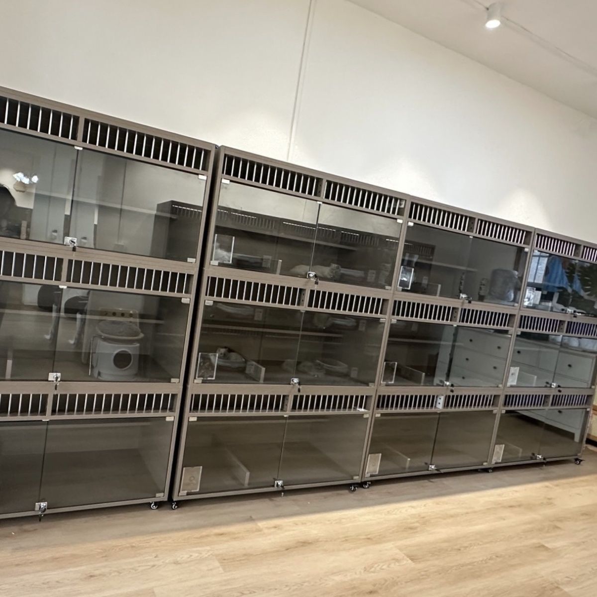 猫柜壮士同款别墅宠物店笼子猫舍展示柜定制猫柜寄养繁育定做猫柜
